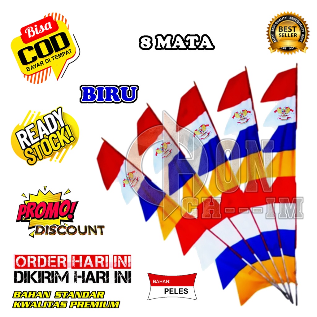 Jual Bendera Umbul Umbul Garuda Warna Warni Murah New Bendera Umbul