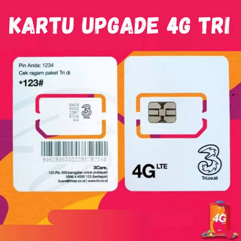 Jual KARTU CHIP UPGRADE JARINGAN 3G KE 4G MANUAL Shopee Indonesia