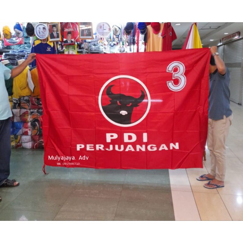 Jual Bendera Pdi Perjuangan Bendera Pdip Shopee Indonesia