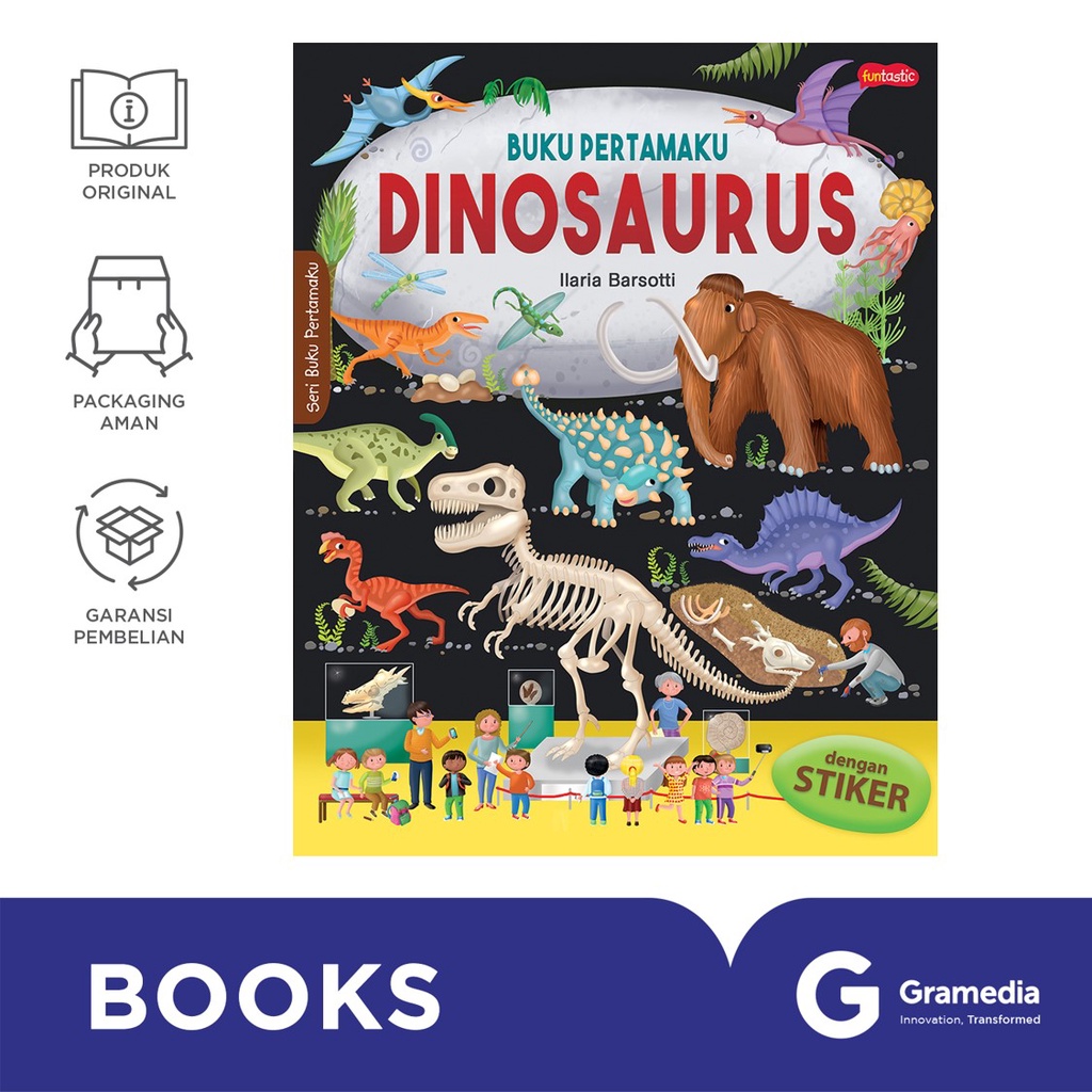 Jual Buku Pertamaku Dinosaurus Ilaria Barsotti Shopee Indonesia