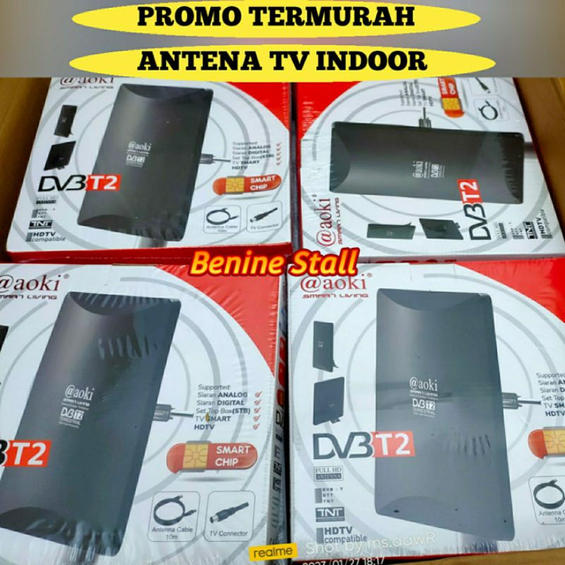 Jual Promo Termurah Antena Tv Digital Outdoor Indoor Aoki At Free