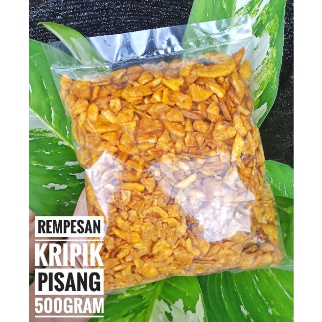 Jual REMPESAN KRIPIK PISANG RASA NANGKA 500 GRAM Shopee Indonesia