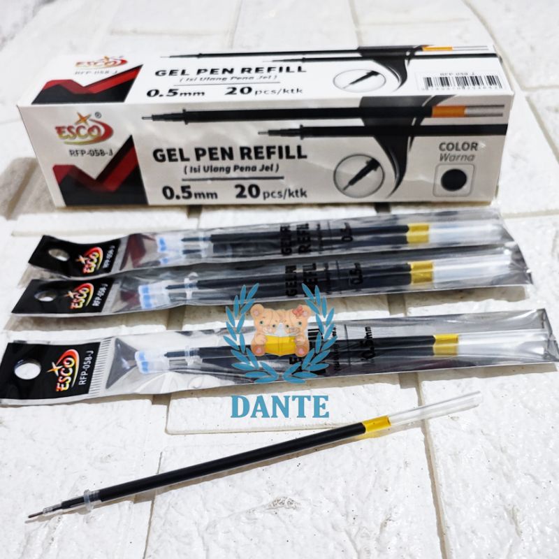 Jual Refill Isi Pulpen Gel Satuan Shopee Indonesia