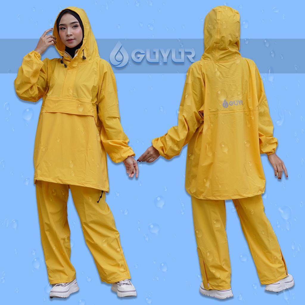 Jual Jas Hujan Kangaroo Raincoat Saku Anti Bocor Kantung Kangguru