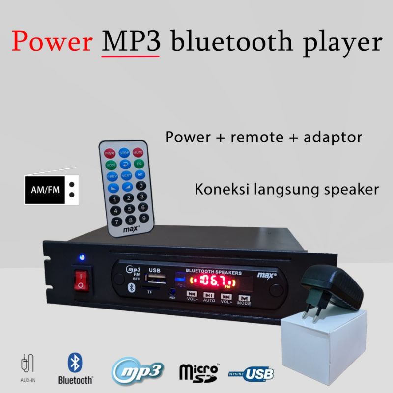 Jual ACB MP3 RADIO BLUETOOTH PLAYER USB FM BOX MINI RAKKITAN FREE