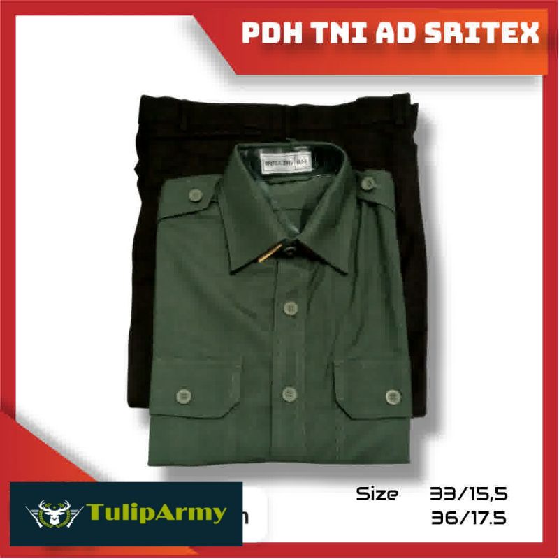 Jual Stelan PDH Jatah TNI AD Sritex Shopee Indonesia