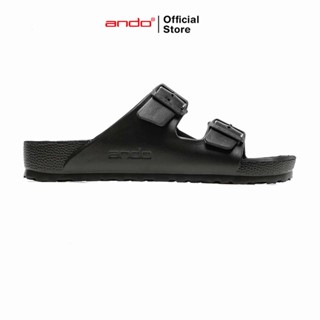 Jual Ando Official Sandal Selop Slip On Sultan Pria Dewasa Hitam