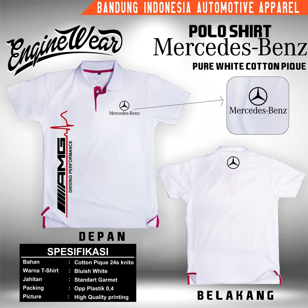 Jual Polo Shirt Mercedes Benz W W W W W W W W