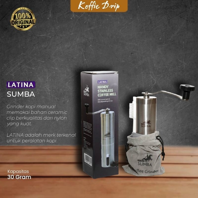 Jual Manual Kopi Grinder Latina Sumba Handy Grinder Coffee Shopee