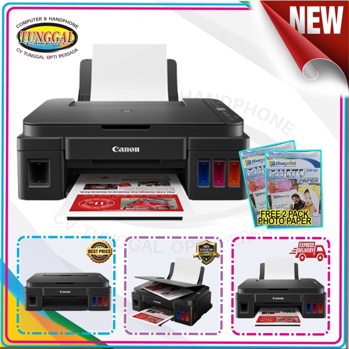 Jual Printer Canon Pixma G3010 AIO Print Scan Copy WiFi Bisa Pakai