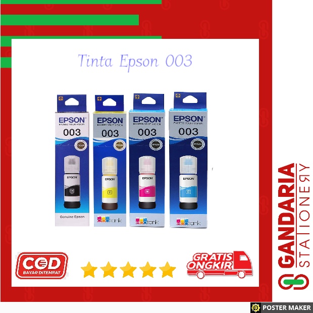 Jual Tinta Epson For L L L L L L Shopee