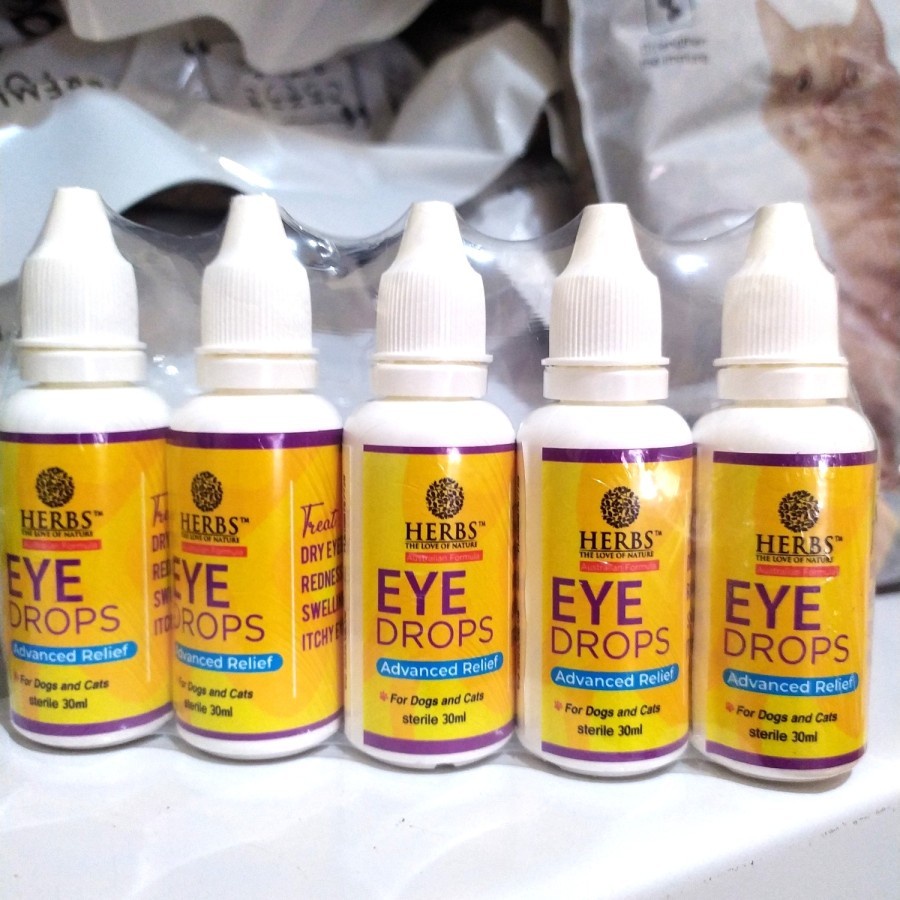 Jual HERBS EYE DROPS 30 ML TETES MATA KUCING ANJING Shopee Indonesia