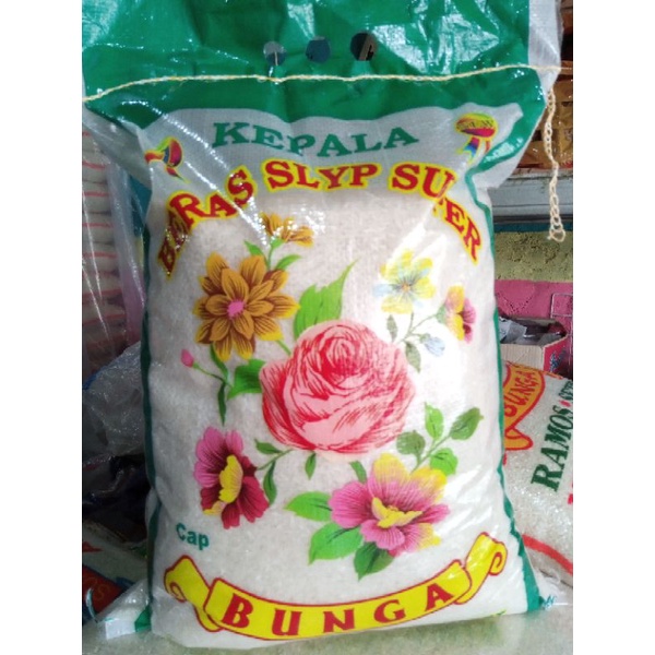 Jual BERAS SUPER CAP BUNGA RAMOS SETRA 5KG 10KG 20KG Shopee Indonesia