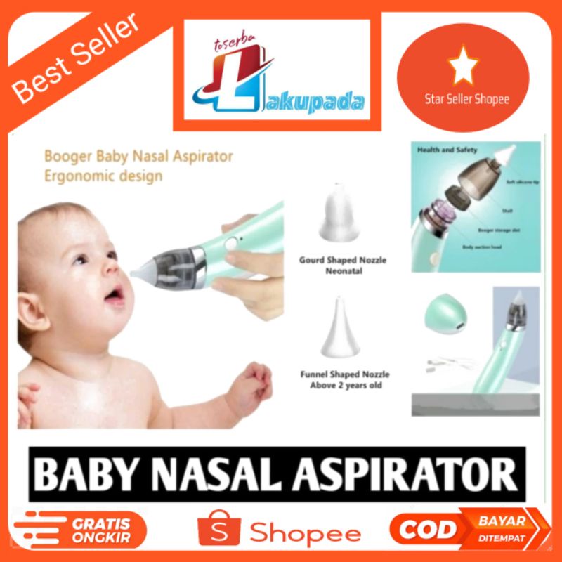 Jual Baby Nasal Aspirator Alat Pembersih Hidung Bayi Elektrik Shopee