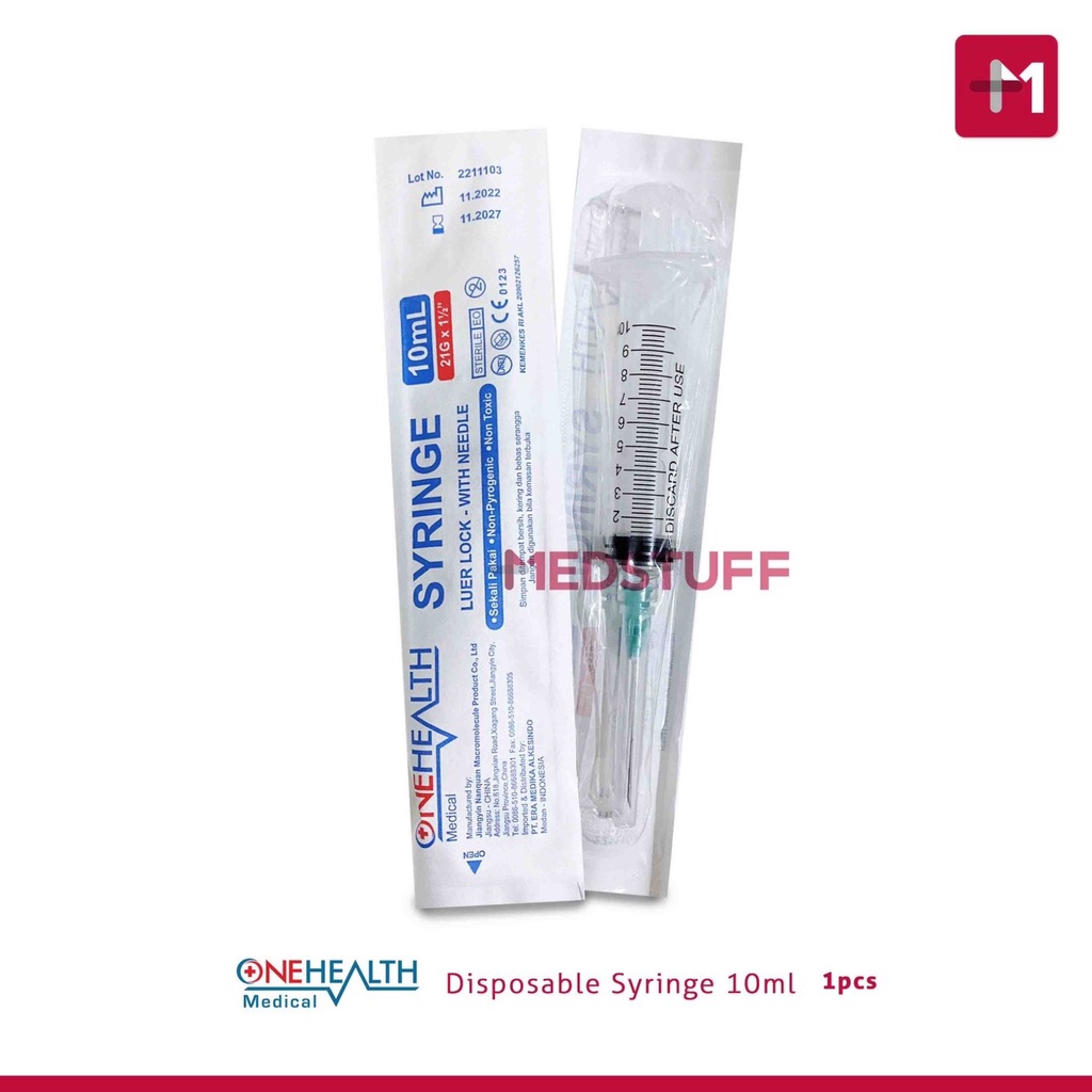 Jual Disposable Syringe Onehealth Ml Spuit Cc Spoit Cc Jarum