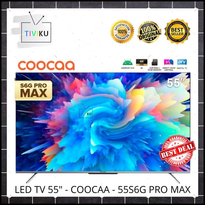 Jual Led Tv Coocaa S G Pro Max Inch K Ultra Hd Smart Tv Android