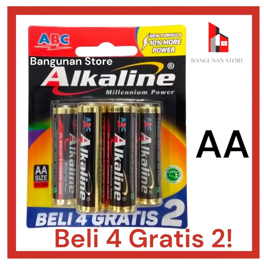 Jual Baterai AA Battery AAA Batere Batu Baterai ABC Alkaline AA