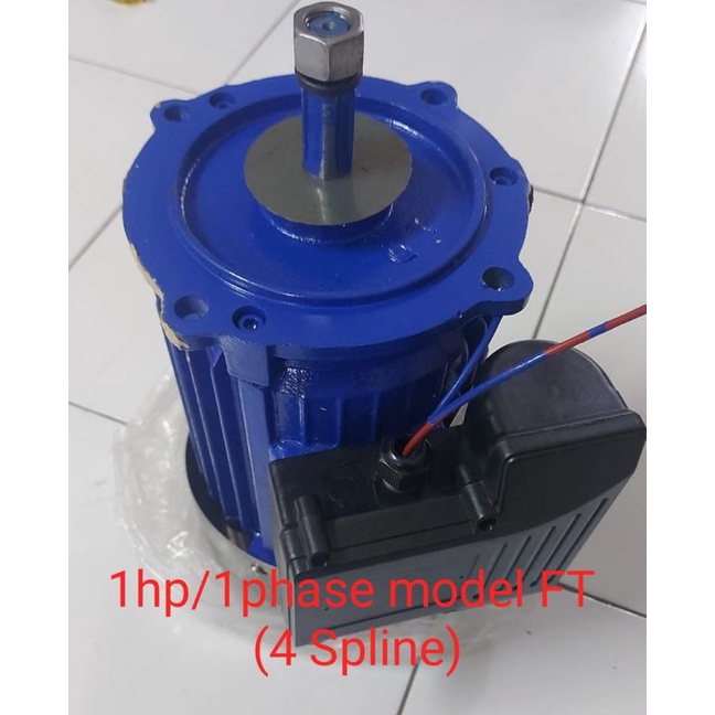 Jual Motor Kincir Tambak 1HP 1PH Model FT Atau 4 Spline Shopee