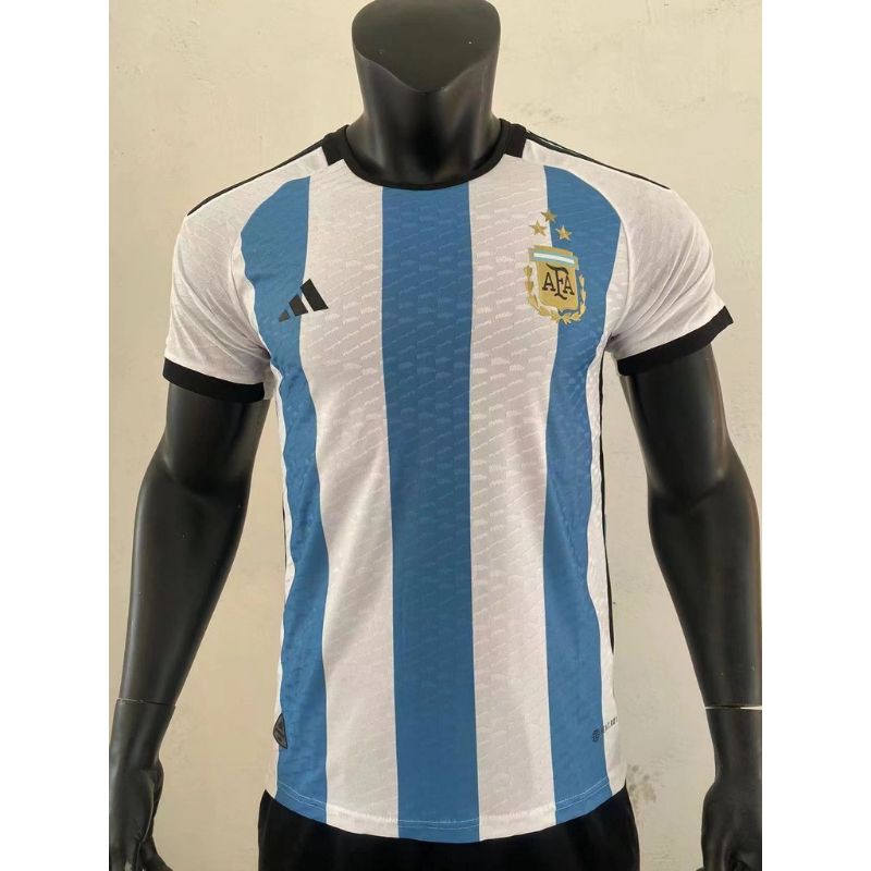 Jual JERSEY BOLA ARGENTINA WORLDCUP 2022 PLAYER ISSUE BINTANG 3