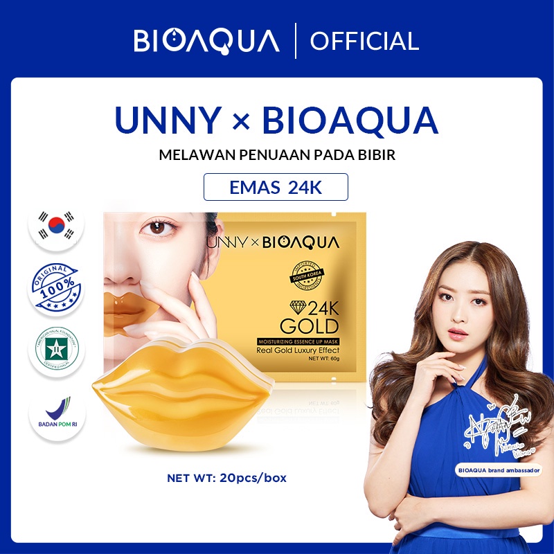 Jual Original Bioaqua K Gold Moisturizing Essence Treatment Bibir