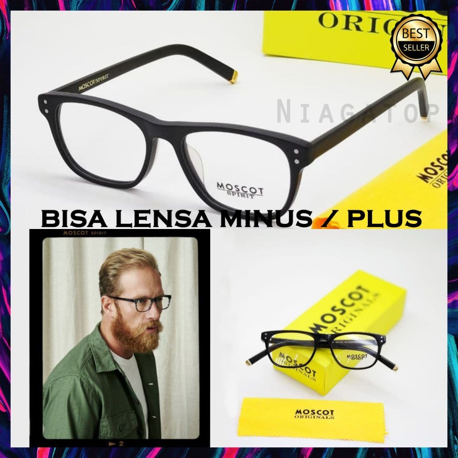 Jual Kacamata Square Frame Kotak Moscot Cami Grade Original Bisa Minus