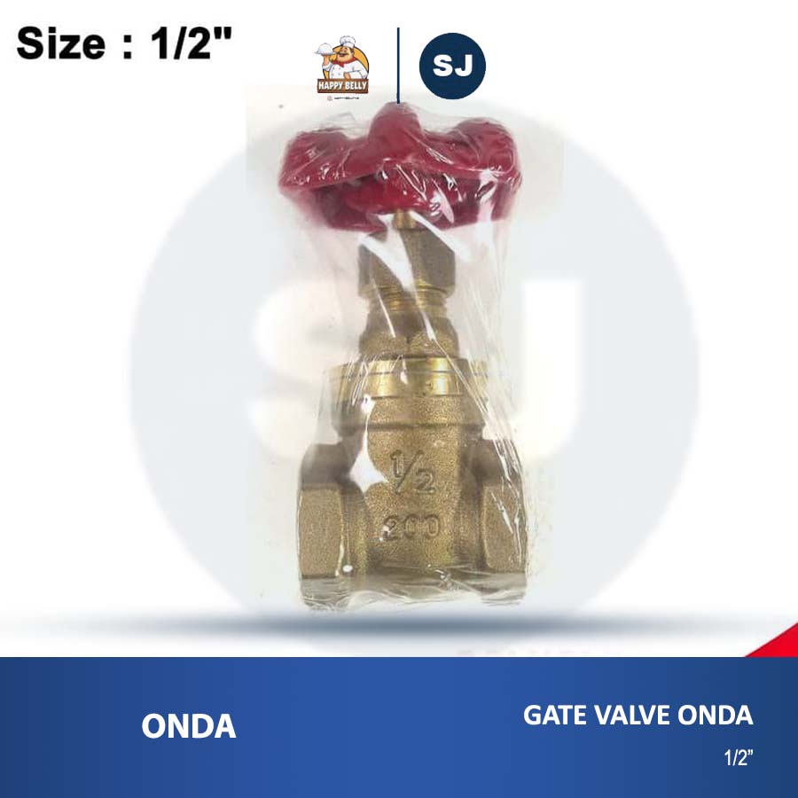 Jual Onda Stop Kran Gate Valve Fh Kuningan Inch Keran Putar