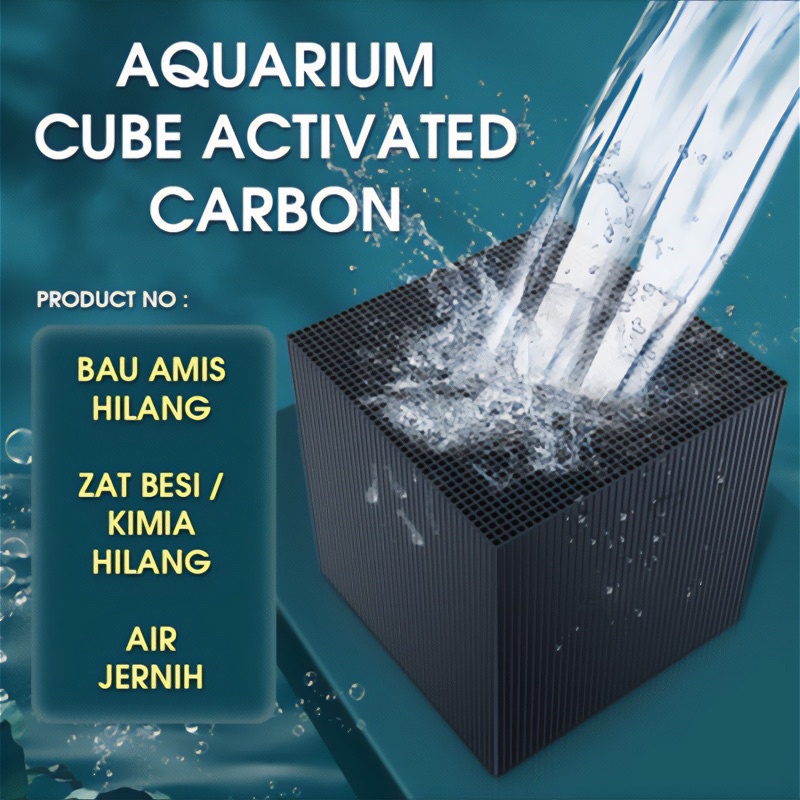 Jual Karbon Aktif Aquarium Cube Filter Carbon Active Aquarium