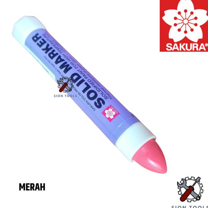 Jual Sakura Solid Steel Marker Spidol Penanda Besi Permanen Shopee