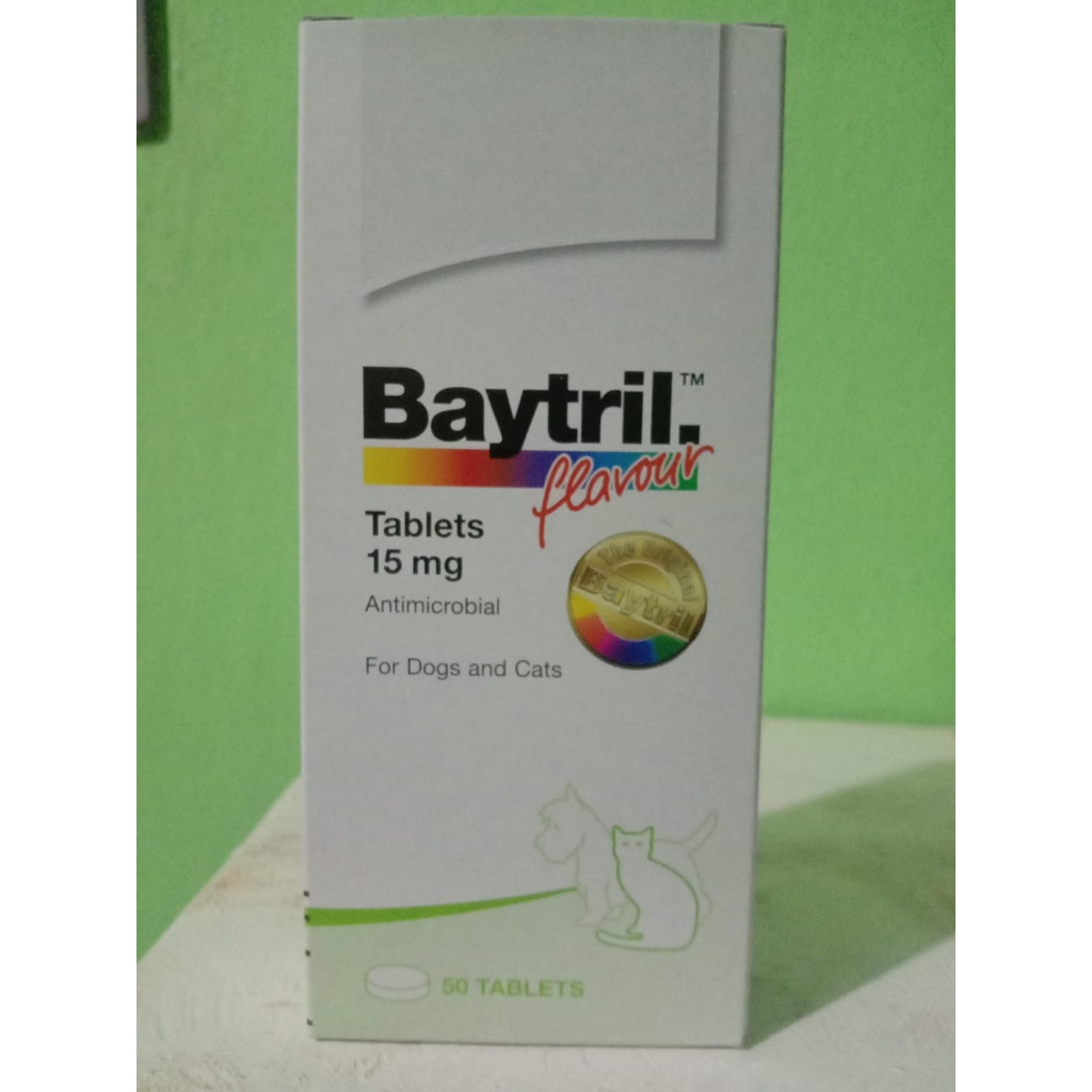 Jual Baytril Flavor Mg Per Strip Isi Tablet Shopee Indonesia