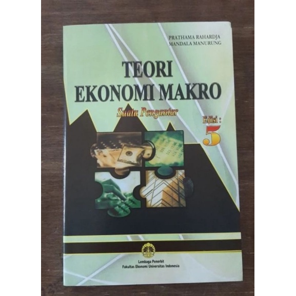 Jual Buku Teori Ekonomi Makro Suatu Pengantar Prathama Rahardja