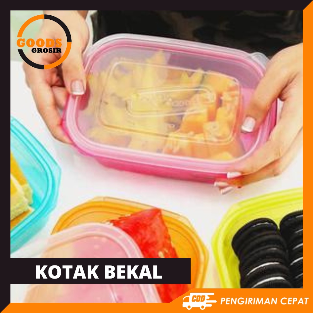 Jual Gg Lunchbox Warna Kotak Bekal Transparan Kotak Penyimpanan