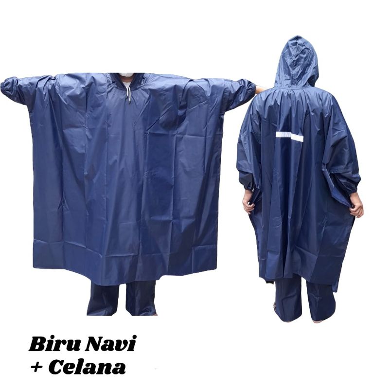 Jual Jas Hujan Ponco Lengan Kelelawar Batman Celana Raincoat Motorcycle