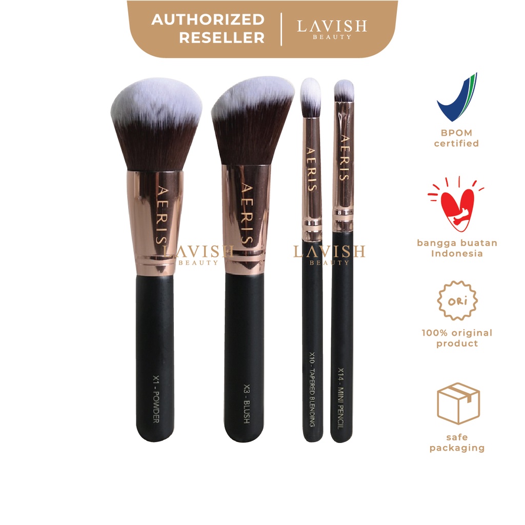 Jual AERIS BEAUTE The Onyx 2 0 Individual Brushes Shopee Indonesia