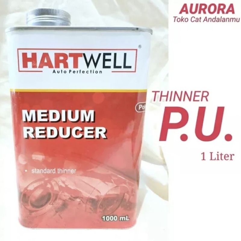 Jual Tiner Hartwell Hatwel Liter Medium Reducer Thinner Pu Tinner Slow