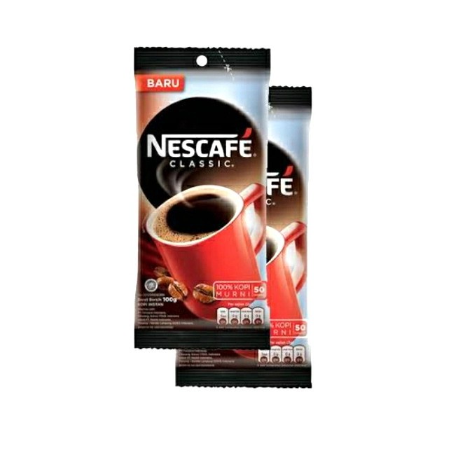 Jual Nescafe Classic Kopi Instan Kopi Hitam Sachet Bag Grm Shopee