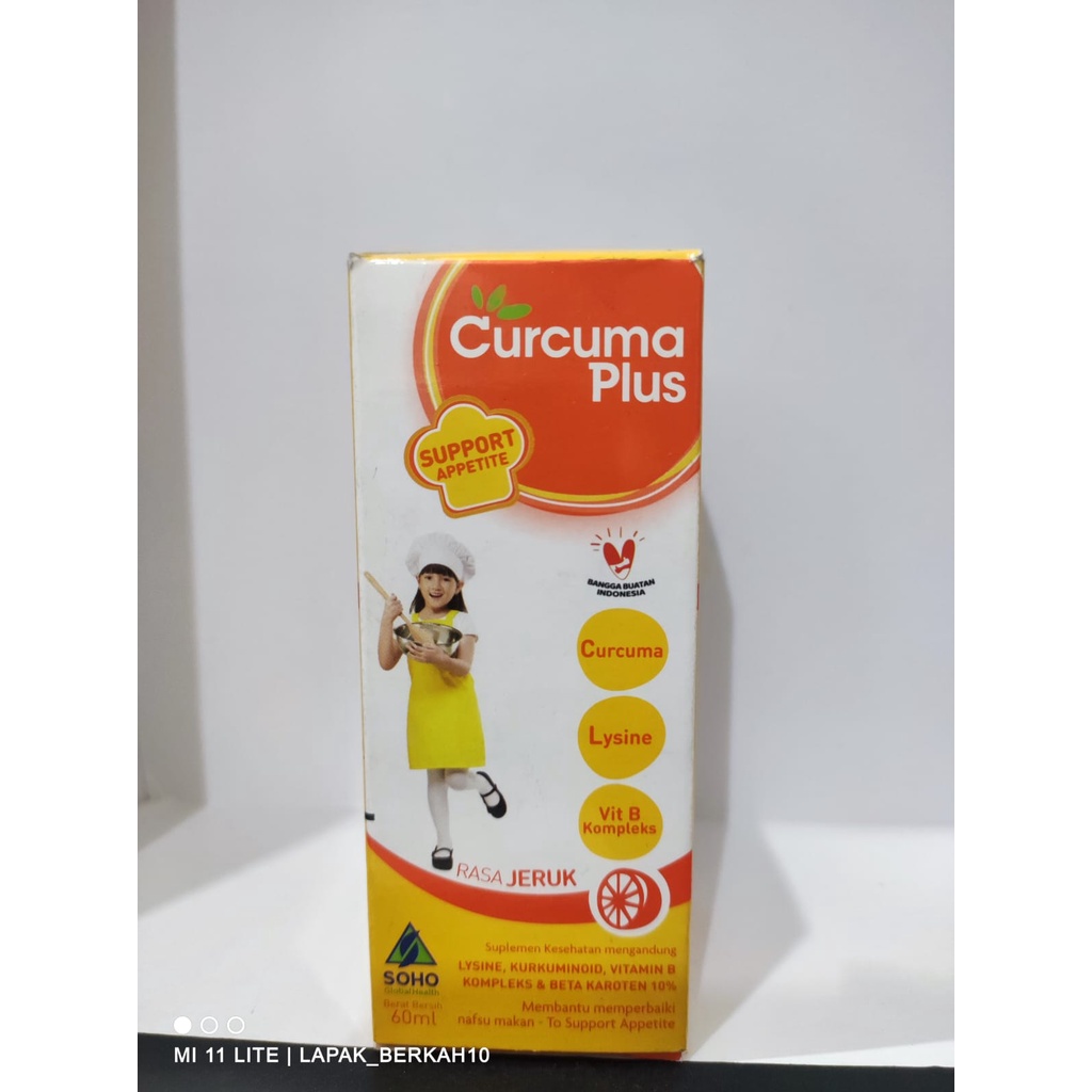 Jual Curcuma Plus Support Appetite Sirup Ml Shopee Indonesia