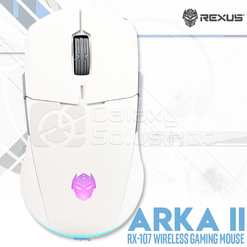 Jual Rexus ARKA II RX 107 RGB Wireless Ambidextrous Gaming Mouse