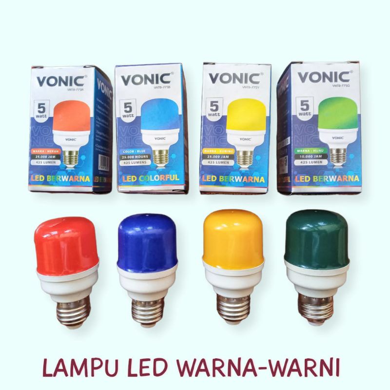 Jual Lampu Led Warna Merah Kuning Hijau Biru Watt Merk Pioline