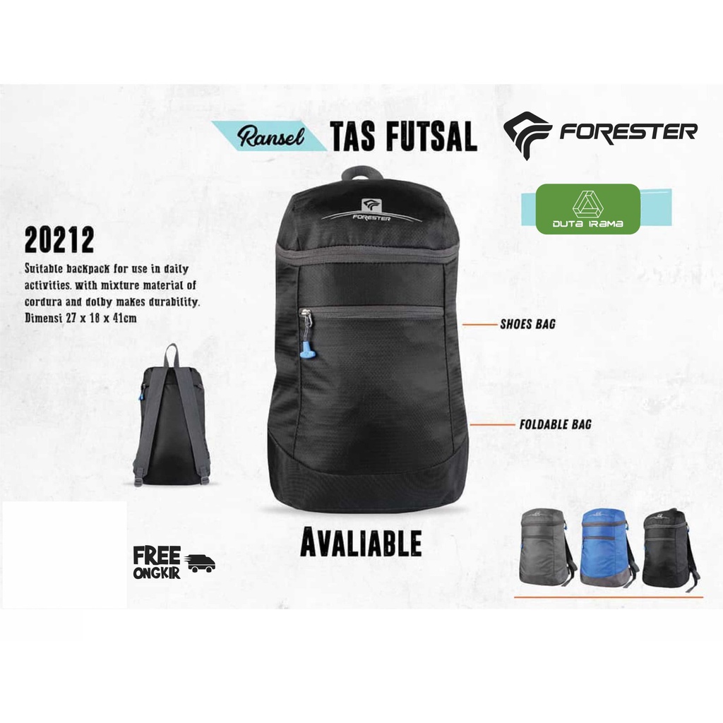 Jual Dutairama Tas Ransel Backpack Daypack Lipat Futsal Lipat