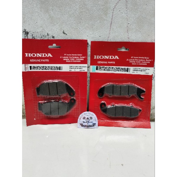 Jual Paket Kampas Rem Cakram Depan Belakang Honda CRF 150 L 250 Rally