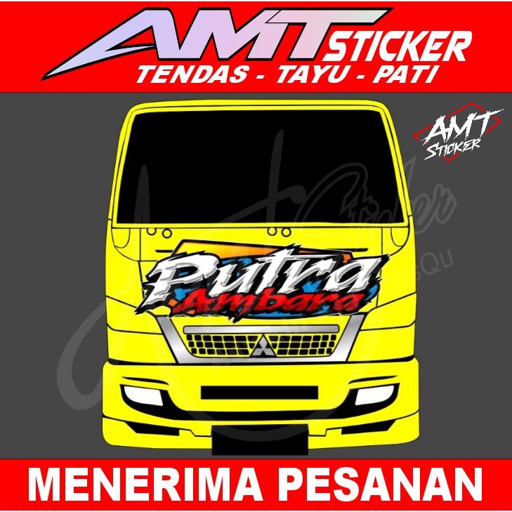 Jual Stiker Kabin Depan Truk Canter Bisa Custom Request Shopee