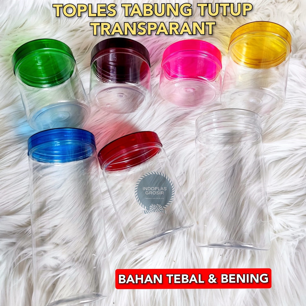 Jual Toples Tabung Tutup Transparan Toples Tabung Tutup Clear