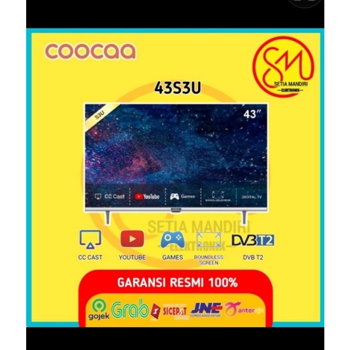 Jual Coocaa S U Smart Led Tv Inch Full Hd Digital Dvb T Dts Audio