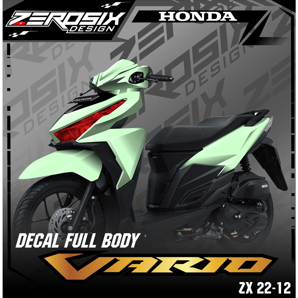 Jual Decal Sticker POLOS Vario LED 125 150 Full Body Dekal Stiker Lis