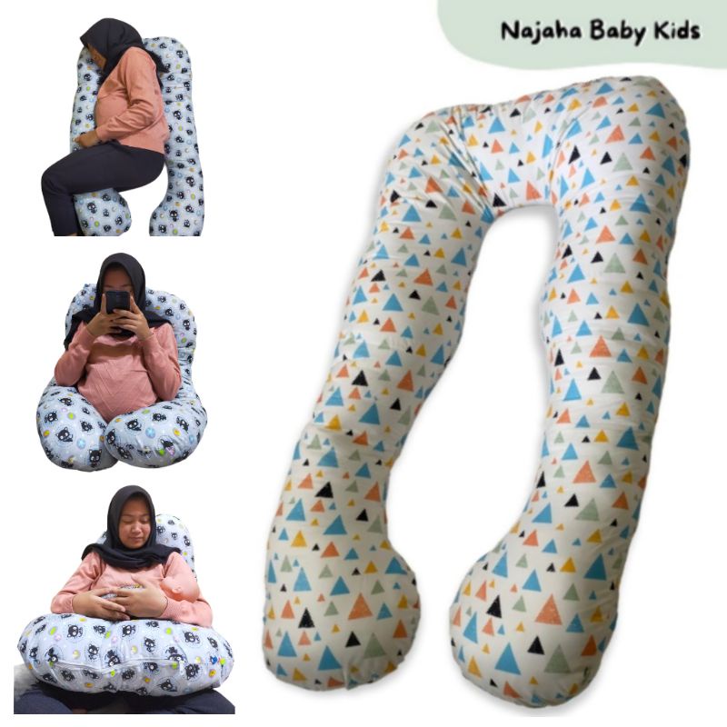 Jual Bantal Ibu Hamil Maternity Pillow Include Cover Empuk Murah