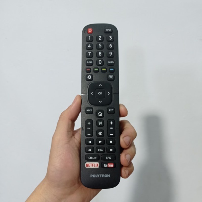 Jual Remote Smart TV Original Polytron YouTube Shopee Indonesia