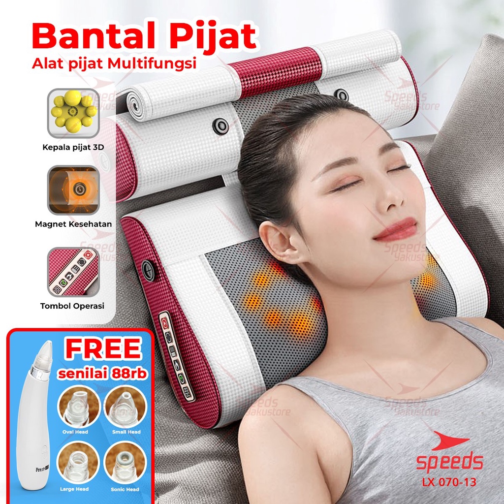 Jual SPEEDS Kursi Pijat Elektrik Bantal Pijat Portable Alat Pijat