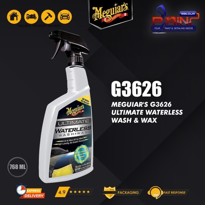 Jual Meguiars Ultimate Waterless Wash Wax New Formula Paint Colour