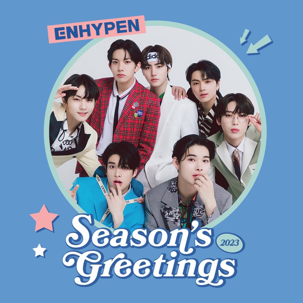 Jual 2 SISI Enhypen Seasons Greetings 2023 Unofficial Photocard Set