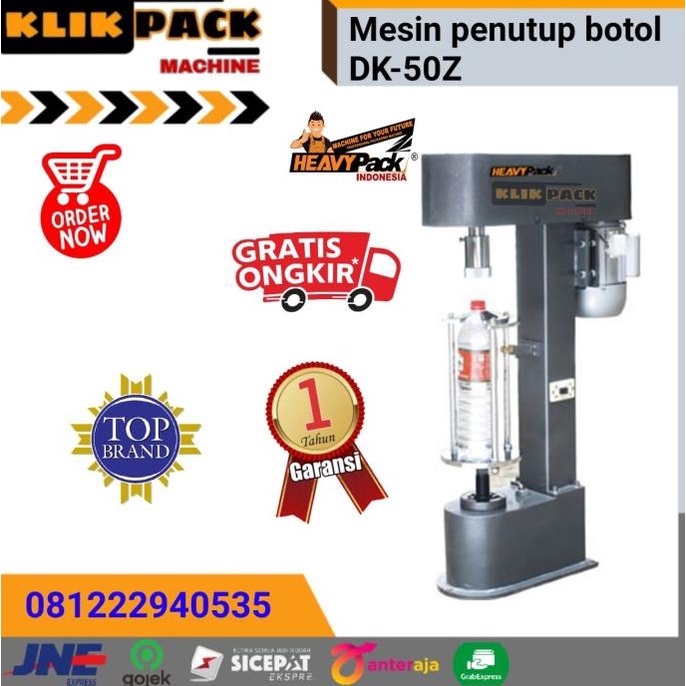 Jual Mesin Capping Segel Tutup Botol Plastik Dk 50Z Heavypack Shopee